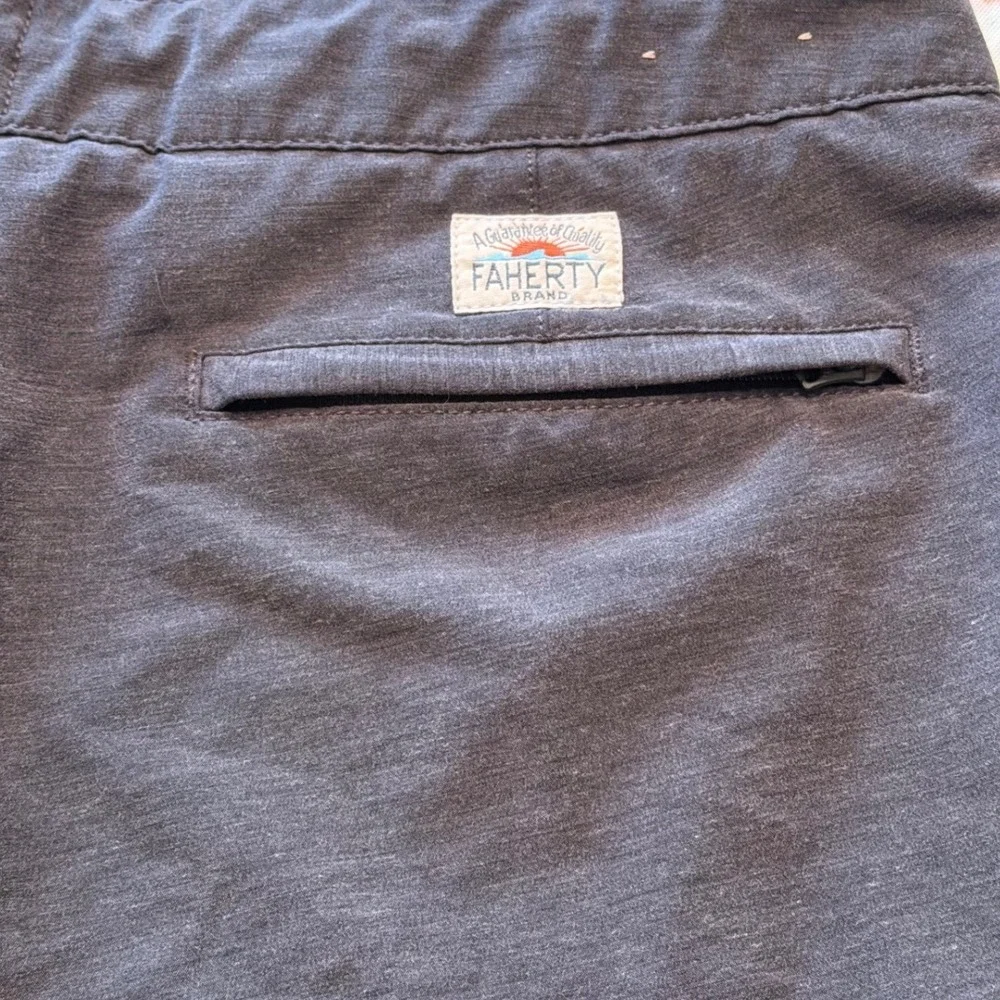 Faherty All Day Shorts Men's Size 32 Drawstring Active Stretch 8
